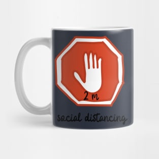 Social distancing Mug